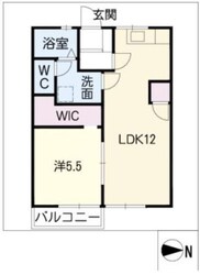 阿倉川駅 徒歩8分 1階の物件間取画像